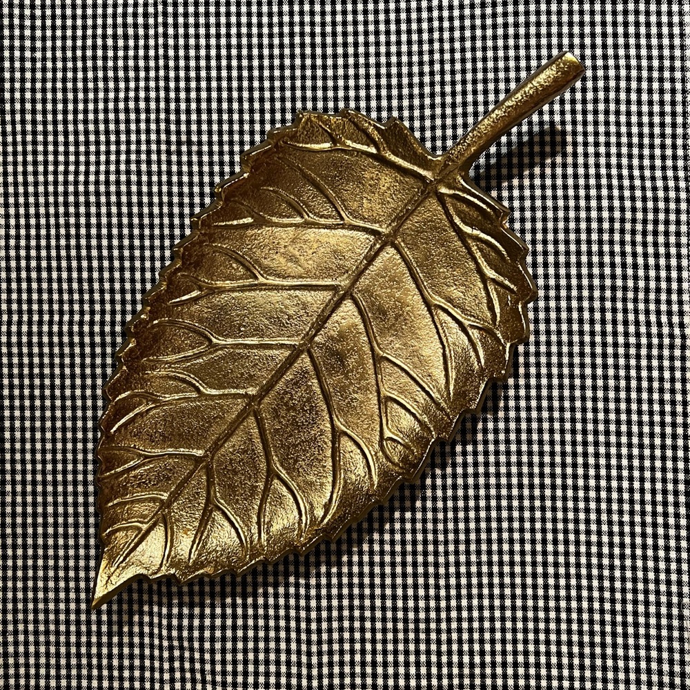 Metal Gold Leaf Tray